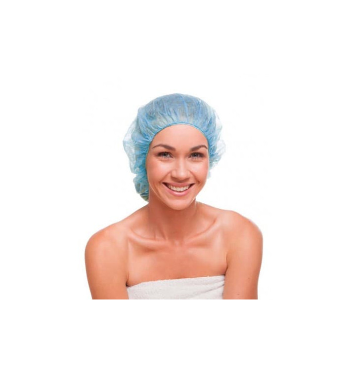 Disposable Bouffant Cap PP Blue Ø55cm (2000 Units) Disposable Bouffant Cap PP Blue Ø55cm (2000 Units)