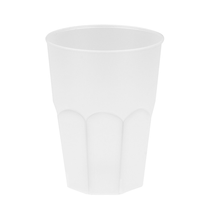 Plastic Cup PP "Frost" White 350ml (20 Units) 