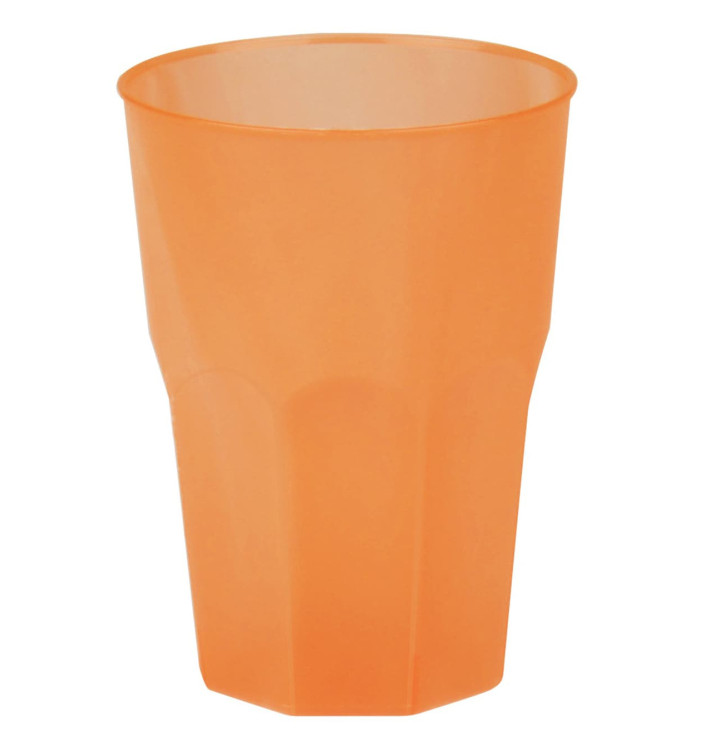 Plastic Cup PP "Frost" Orange 350ml (20 Units) Plastic Cup PP "Frost" Orange 350ml (20 Units)