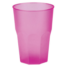 Plastic Cup PP "Frost" Fuchsia 350ml (20 Units) 