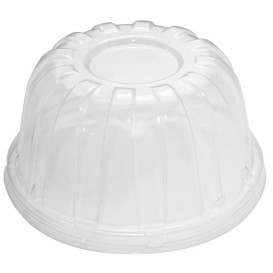 Plastic Dome Lid PS Clear Ø11,7cm (50 Units) 