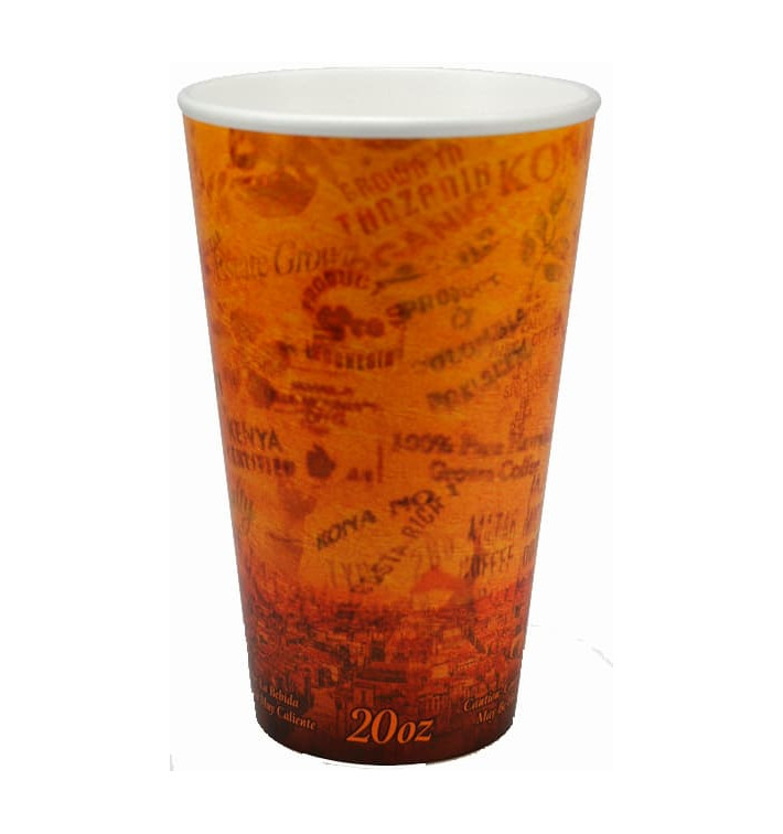 Foam Cup Fusion "Escape" 20Oz/591ml Ø9,4cm (500 Units) Foam Cup Fusion "Escape" 20Oz/591ml Ø9,4cm (500 Units)