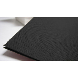 Paper Napkin Double Point Black 40x40cm (50 Units) 