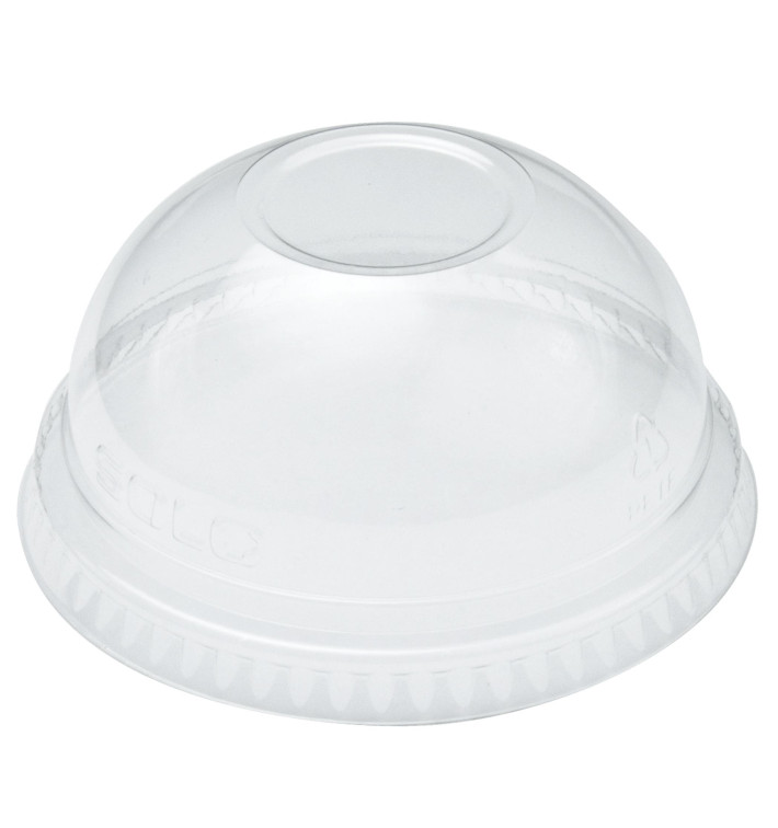 Plastic Dome Lid PET Crystal Ø9,8cm (100 Units) Plastic Dome Lid PET Crystal Ø9,8cm (100 Units)