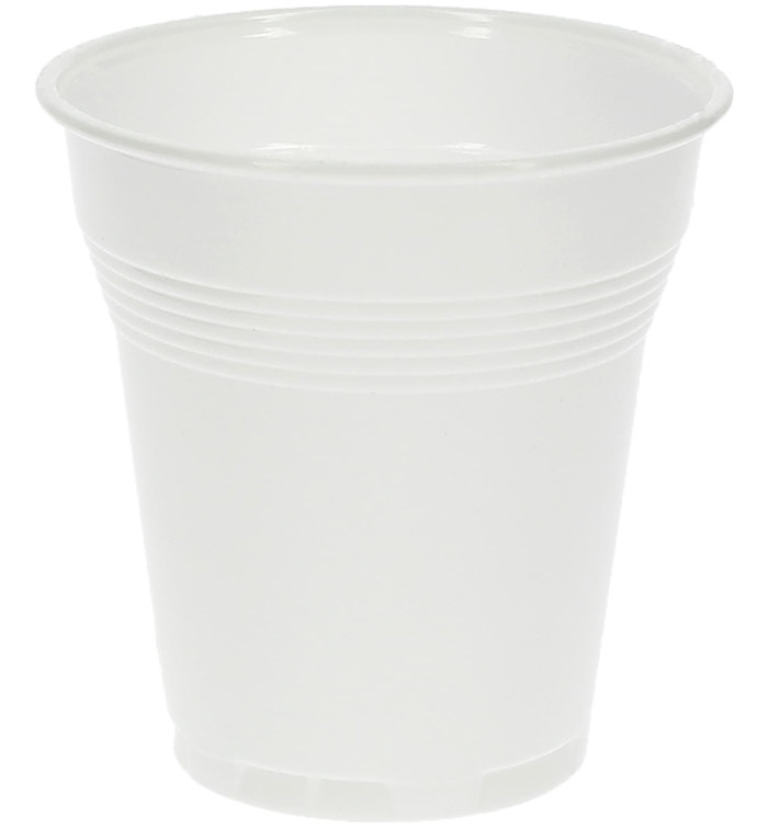 Plastic Cup PS Vending White 160 ml (100 Units) Plastic Cup PS Vending White 160 ml (100 Units)