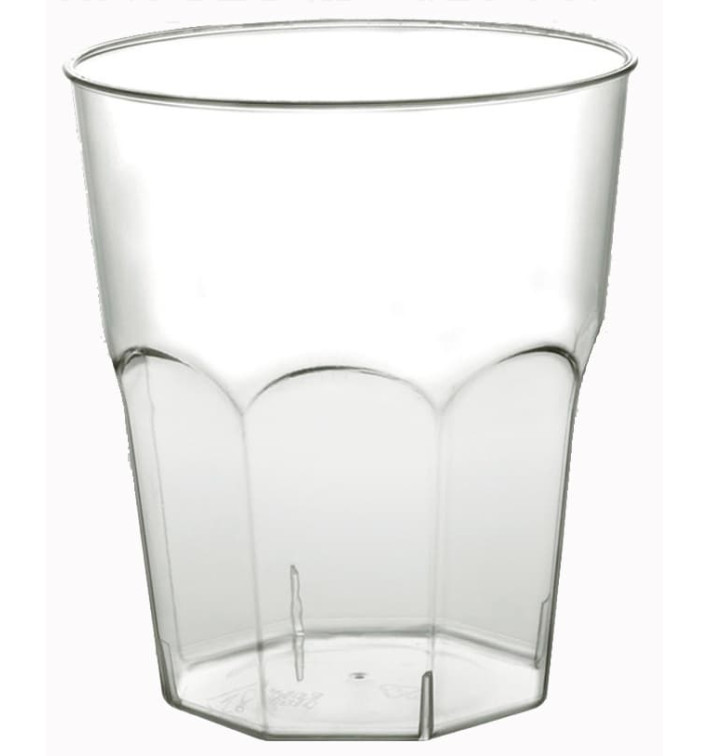 Plastic Cup Cocktail PS Clear Ø8,4cm 270ml (420 Units) Plastic Cup Cocktail PS Clear Ø8,4cm 270ml (420 Units)