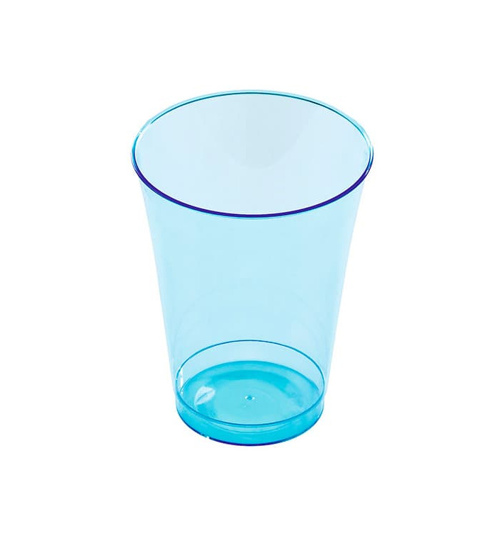 Plastic Cup PS Injection Moulding Turquoise 230 ml (10 Units) Plastic Cup PS Injection Moulding Turquoise 230 ml (10 Units)