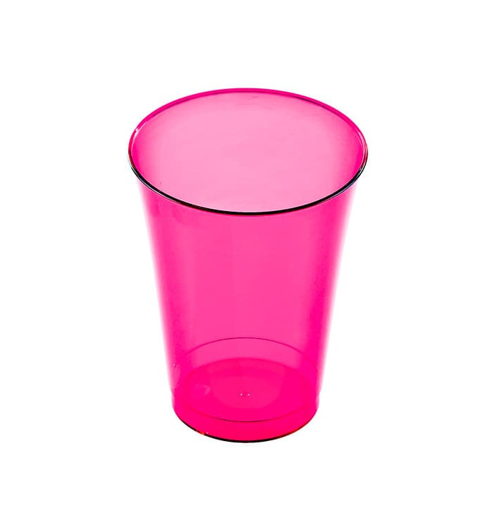 Plastic Cup PS Injection Moulding Raspberry 230 ml (150 Units) Plastic Cup PS Injection Moulding Raspberry 230 ml (150 Units)