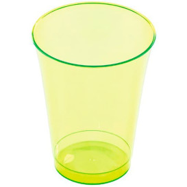 Plastic Cup PS Injection Moulding Green 230 ml (150 Units)