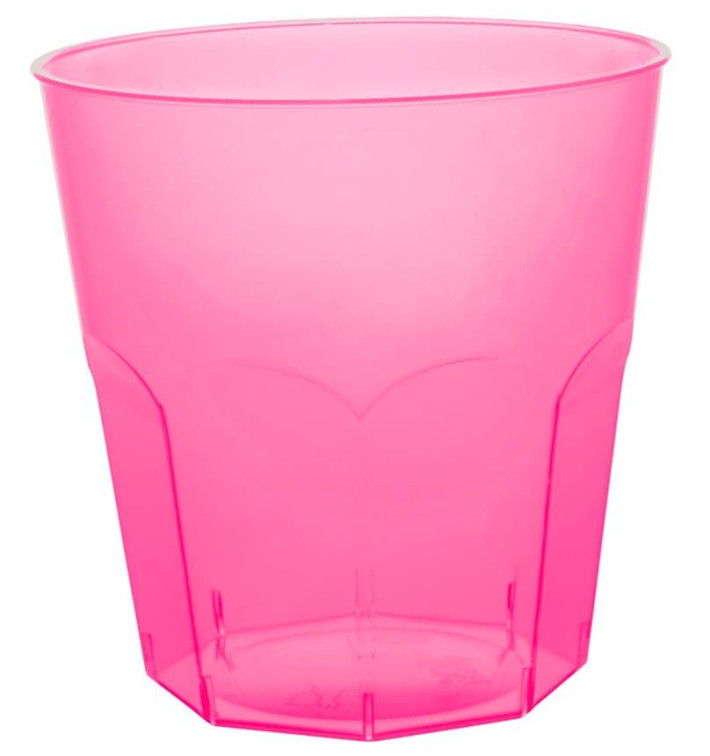 Plastic Cup PS Fuchsia Clear Ø7,3cm 220ml (50 Units) Plastic Cup PS Fuchsia Clear Ø7,3cm 220ml (50 Units)