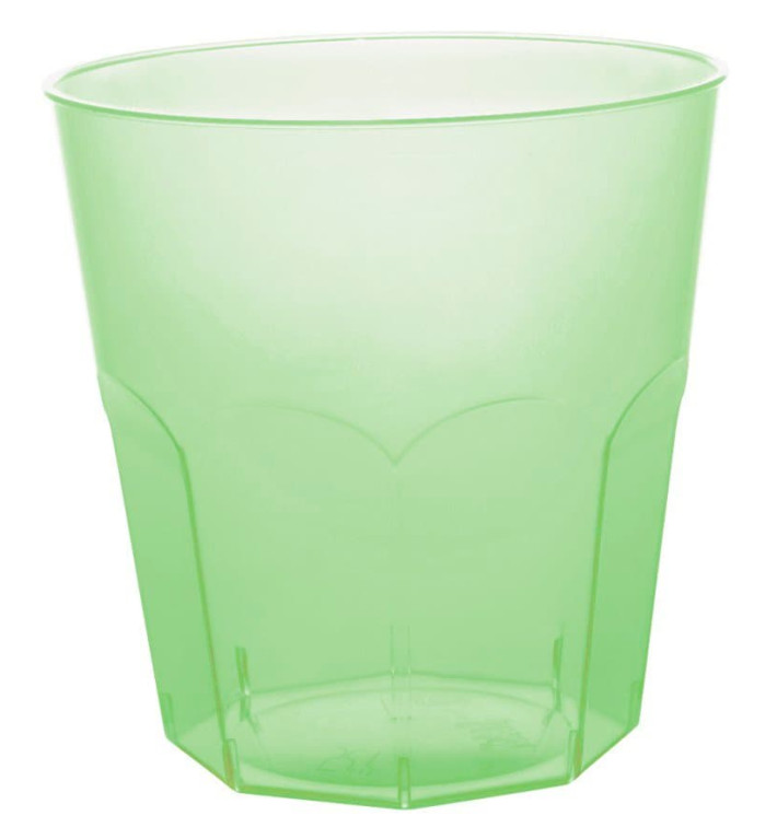 Plastic Cup PS Lime Green Clear Ø7,3cm 220ml (1000 Units) Plastic Cup PS Lime Green Clear Ø7,3cm 220ml (1000 Units)