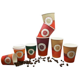 Paper Cup "Specialty to go" 12 Oz/384ml Ø8,5cm (50 Units) 
