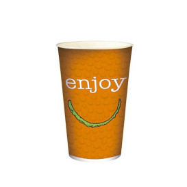 Paper Cup "Enjoy" 12 Oz/360 ml Ø8,0cm (100 Units)  