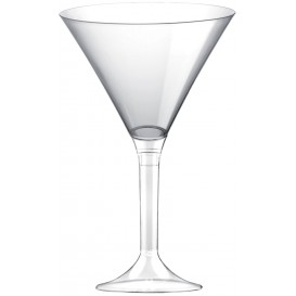 Plastic Stemmed Cup Clear Clear 185ml 2P (40 Units)