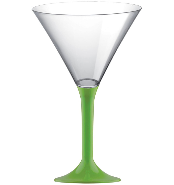 Plastic Stemmed Glass Cocktail Lime Green 185ml 2P (40 Units) Plastic Stemmed Glass Cocktail Lime Green 185ml 2P (40 Units)