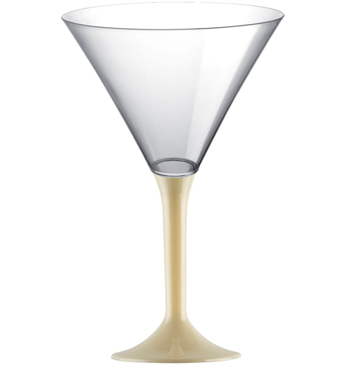 Plastic Stemmed Glass Cocktail Cream 185ml 2P (40 Units) Plastic Stemmed Glass Cocktail Cream 185ml 2P (40 Units)