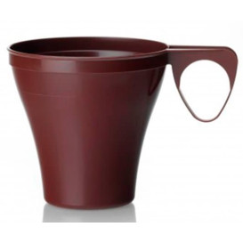 Plastic Cup Brown 80ml (1200 Units)