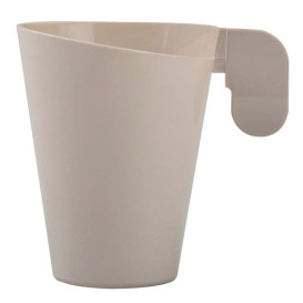 Plastic Cup "Design" Cream 72ml (240 Units)