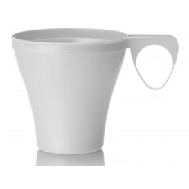 Plastic Cup White 80ml (40 Units) 