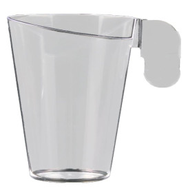 Plastic Cup "Design" Clear 72ml (12 Units)
