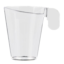 Plastic Cup "Design" Clear 155ml (12 Units)