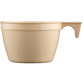 Plastic Cup Beige 90ml (900 Units)