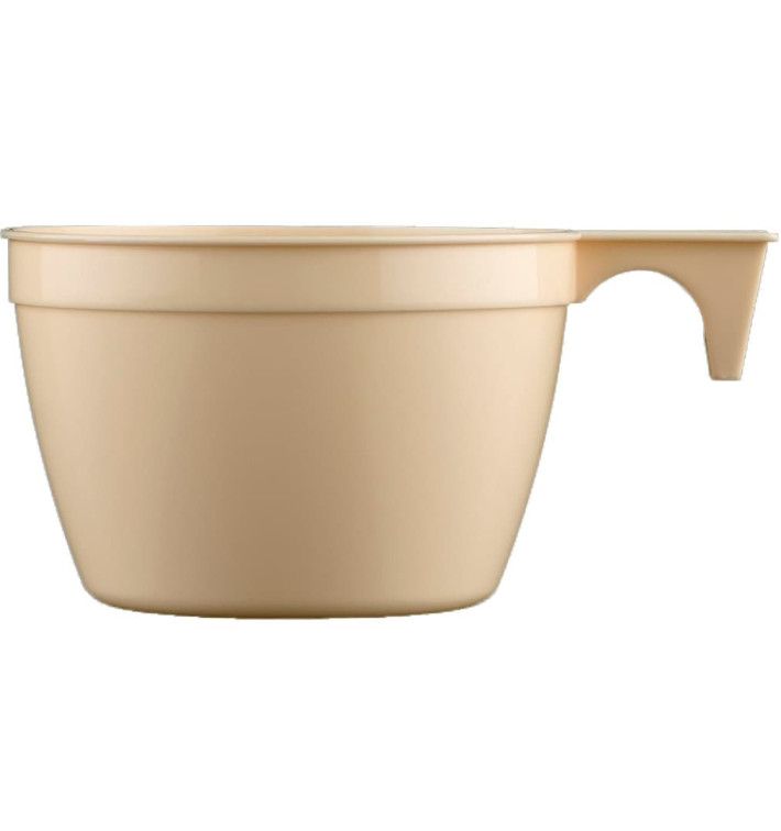 Plastic Cup Beige 90ml (900 Units)