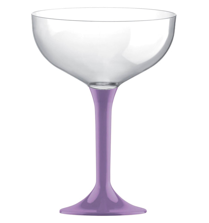 Plastic Stemmed Flute Lilac 200ml 2P (40 Units) Plastic Stemmed Flute Lilac 200ml 2P (40 Units)