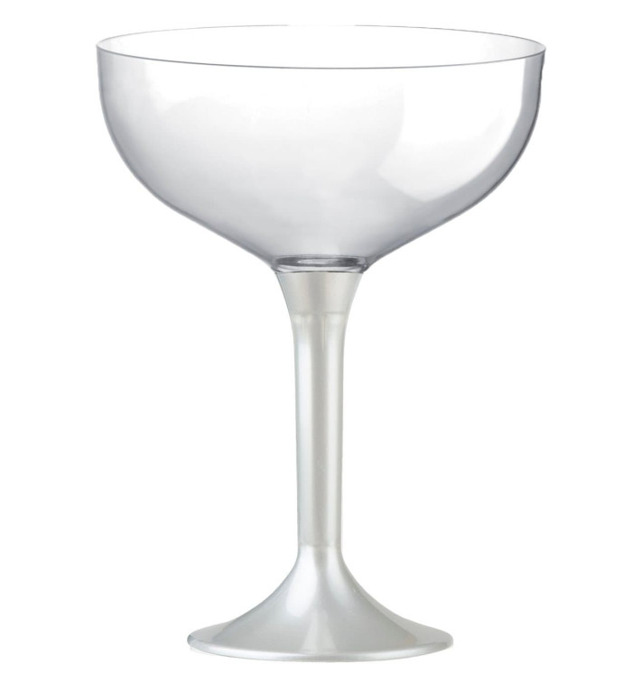 Plastic Stemmed Flute White 200ml 2P (200 Units) Plastic Stemmed Flute White 200ml 2P (200 Units)