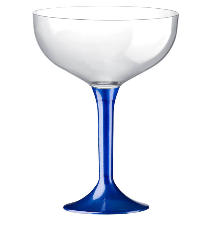 Plastic Stemmed Flute Blue Mediterranean 200ml 2P (200 Units) Plastic Stemmed Flute Blue Mediterranean 200ml 2P (200 Units)