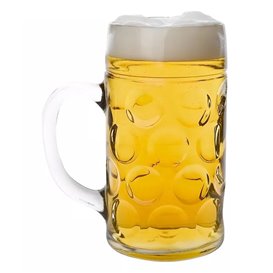 Plastic Tankard Reusable SAN Ø105mm 1000ml (6 Units)