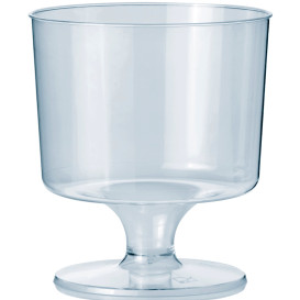 Plastic Stemmed Glass 170ml 1P (10 Units)