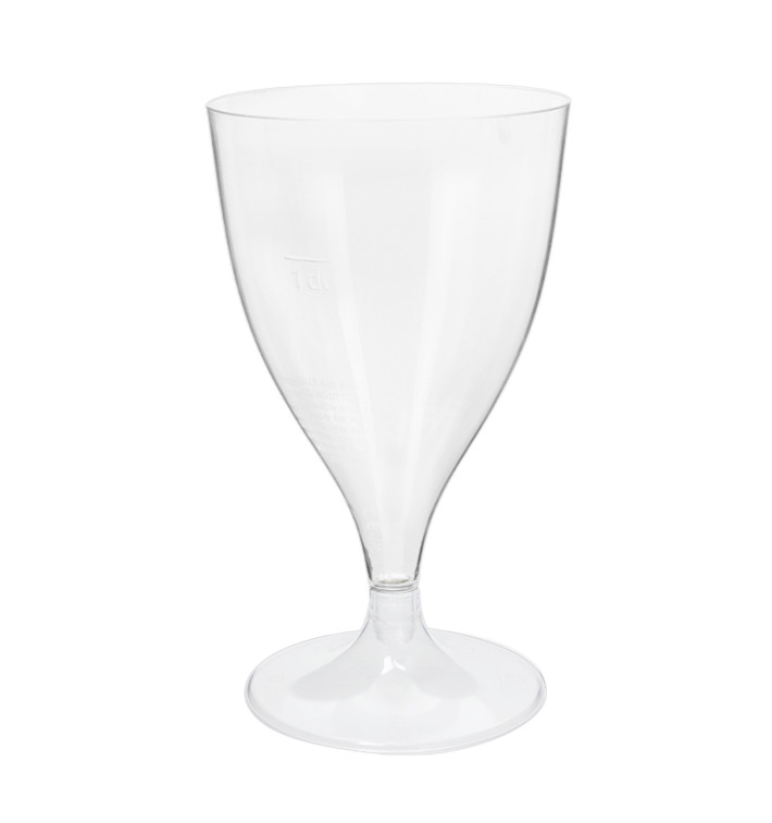 Plastic Stemmed Glass Wine Clear 200ml 2P (20 Units) Plastic Stemmed Glass Wine Clear 200ml 2P (20 Units)