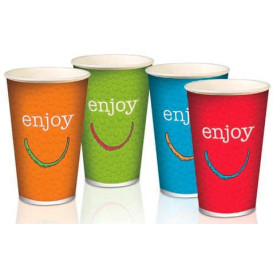 Paper Cup "Enjoy" 32 Oz/1000 ml Ø11,2cm (50 Units) 