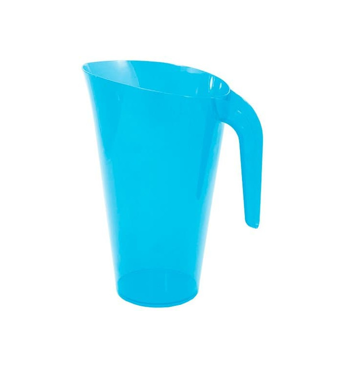 Plastic Jar PS Reusable Turquoise 1.500 ml (1 Unit) Plastic Jar PS Reusable Turquoise 1.500 ml (1 Unit)