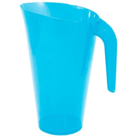 Plastic Jar PS Reusable Turquoise 1.500 ml (20 Units)