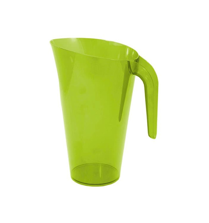 Plastic Jar PS Reusable Green 1.500 ml (20 Units) Plastic Jar PS Reusable Green 1.500 ml (20 Units)