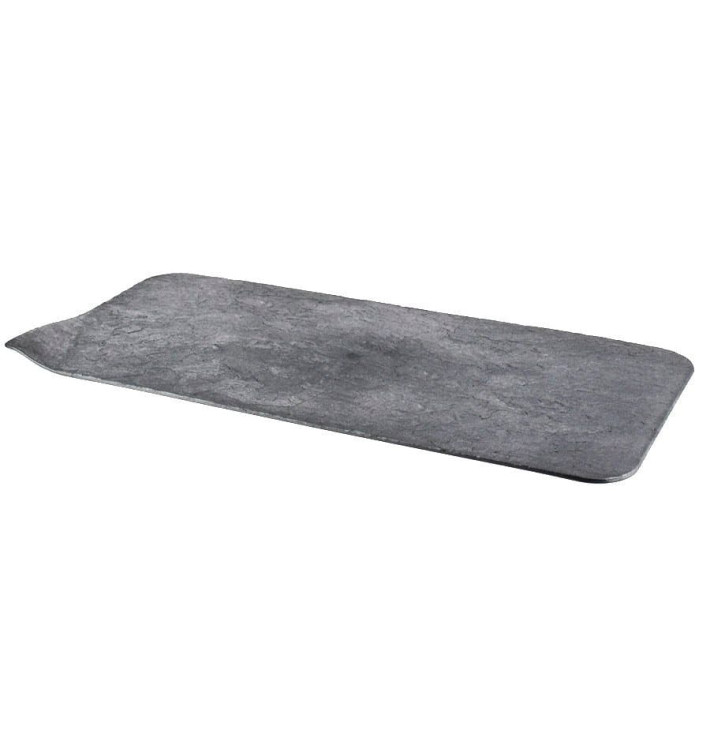 Plastic Tasting Platter Synthetic Slate PS 31x14cm (80 Units) Plastic Tasting Platter Synthetic Slate PS 31x14cm (80 Units)