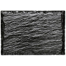 Plastic Tasting Platter Synthetic Slate PS 13x9cm (240 Units)