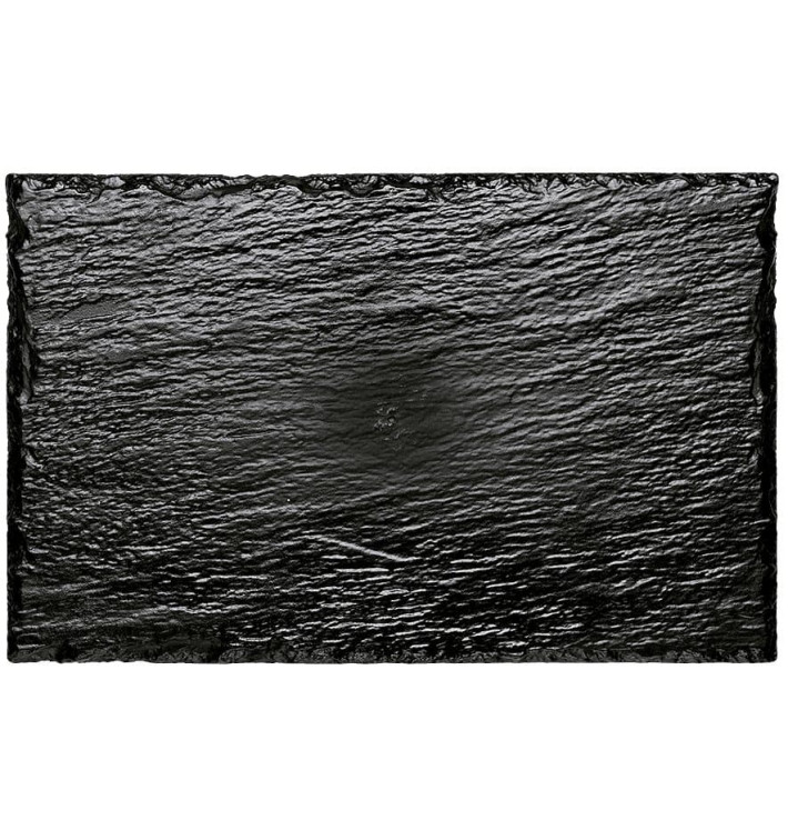 Plastic Tasting Platter Synthetic Slate PS 22x14cm (100 Units) Plastic Tasting Platter Synthetic Slate PS 22x14cm (100 Units)