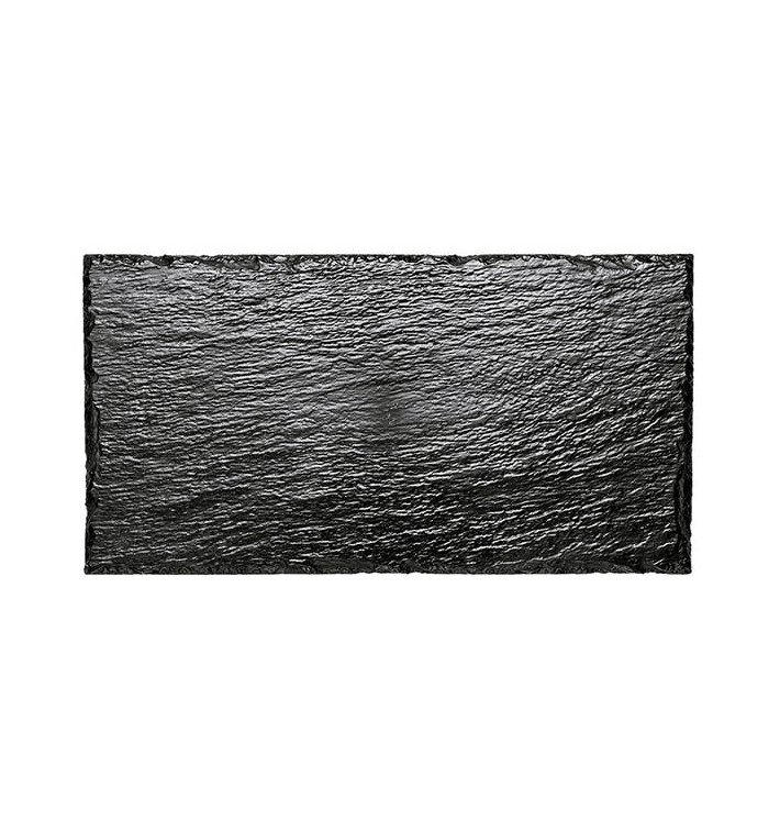 Plastic Tasting Platter Synthetic Slate PS 30x15,8cm (10 Units) Plastic Tasting Platter Synthetic Slate PS 30x15,8cm (10 Units)