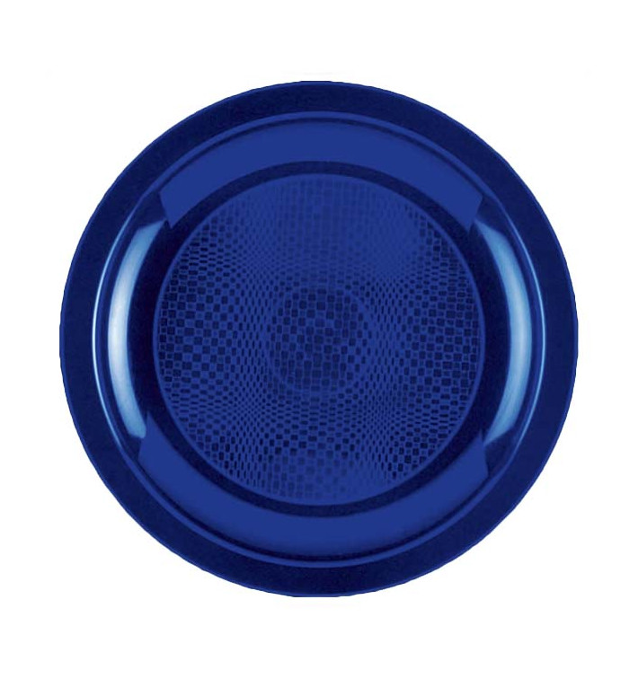 Plastic Plate Flat Blue "Round" PP Ø18,5 cm (50 Units) Plastic Plate Flat Blue "Round" PP Ø18,5 cm (50 Units)