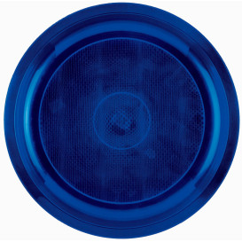 Plastic Plate Blue "Round" PP Ø29 cm (25 Units) 