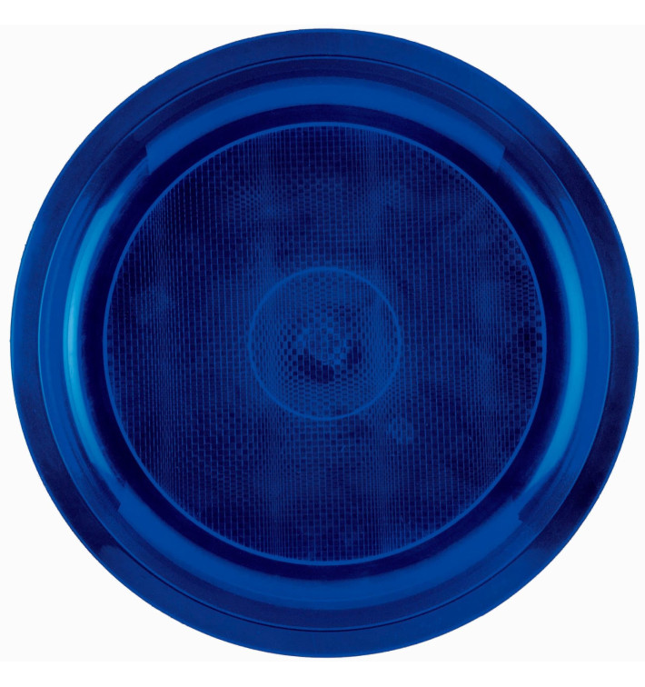Plastic Plate Blue "Round" PP Ø29 cm (25 Units) Plastic Plate Blue "Round" PP Ø29 cm (25 Units)
