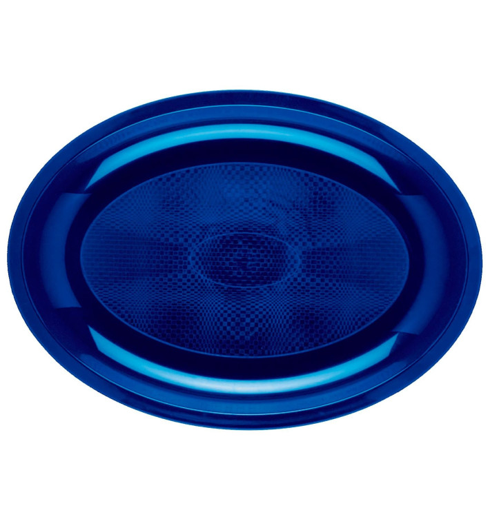 Plastic Platter Microwavable Oval Shape Blue "Round" 31,5x22 cm (300 Units) Plastic Platter Microwavable Oval Shape Blue "Round" 31,5x22 cm (300 Units)