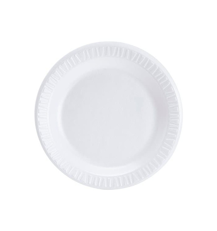 Foam Plate "Concorde" White 15 cm (1.000 Units) Foam Plate "Concorde" White 15 cm (1.000 Units)