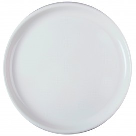 Plastic Plate for Pizza White "Round" PP Ø35 cm (12 Units) 