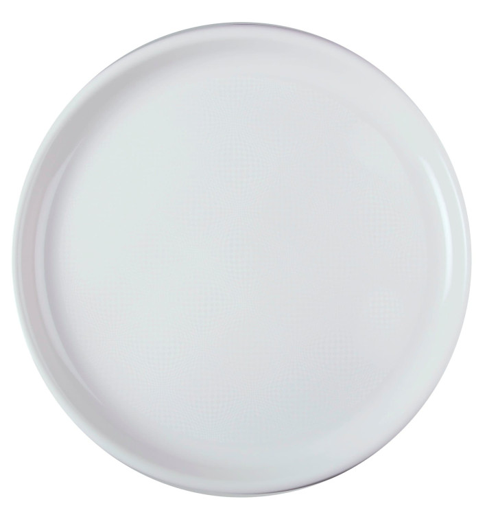 Plastic Plate for Pizza White "Round" PP Ø35 cm (144 Units) Plastic Plate for Pizza White "Round" PP Ø35 cm (144 Units)