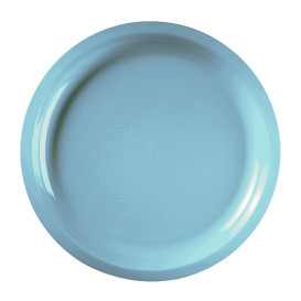 Plastic Plate Turquoise Round shape PP Ø29 cm (25 Units) 