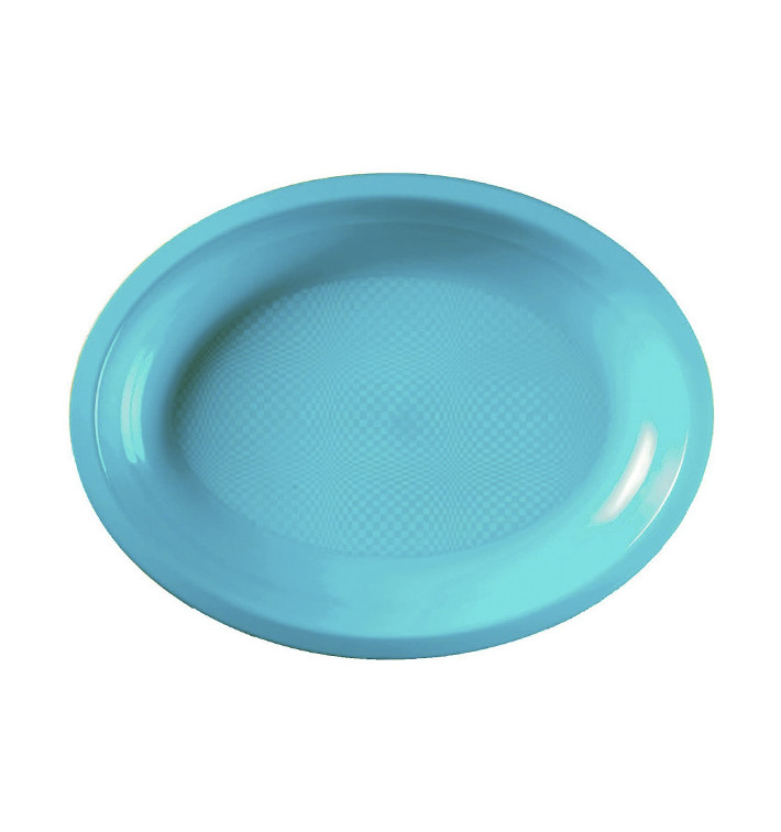 Plastic Tray Microwavable Oval Shape Turquoise 25,5x19 cm (600 Units) Plastic Tray Microwavable Oval Shape Turquoise 25,5x19 cm (600 Units)